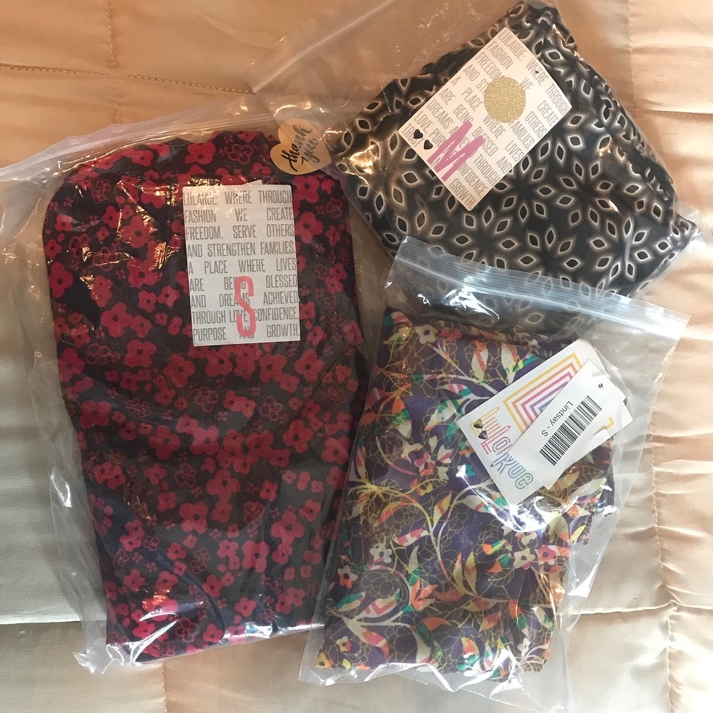 LuLaRoe Lindsay - Lot of 3